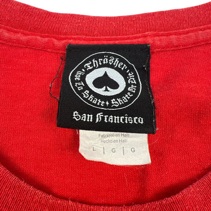 Thrasher T-Shirt Classic Logo – Large Red