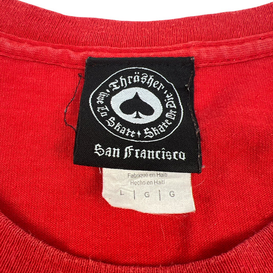 Thrasher T-Shirt Classic Logo – Large Red